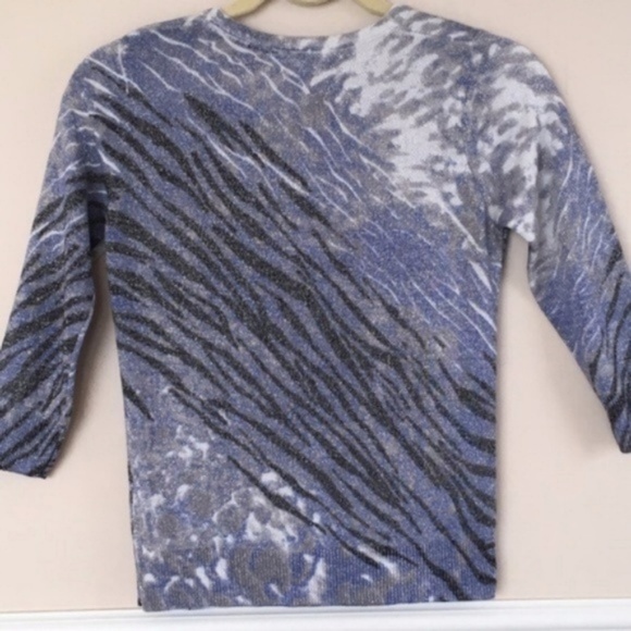 Joseph A. Metallic Cardigan - Picture 2 of 3